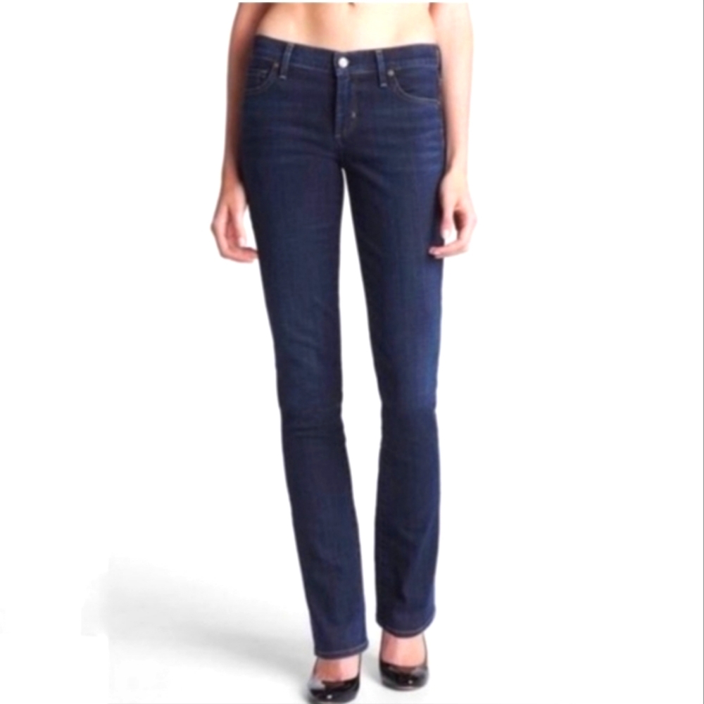 Citizen of Humanity Ava Low-rise Straight-leg Denim Jeans Size 24